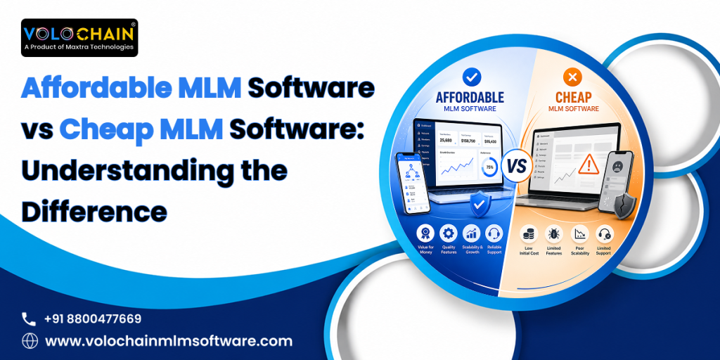 Affordable MLM Software vs Cheap MLM Software | Volochain